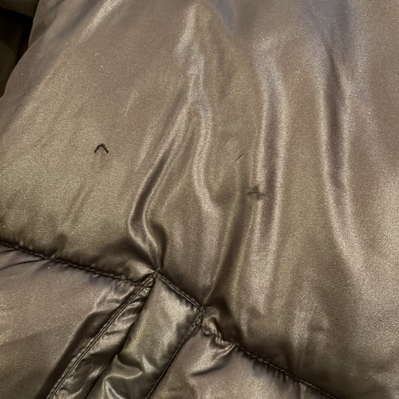 CiSONO puffer jacket with hood and leopard lining. size small - Picture 3 of 7